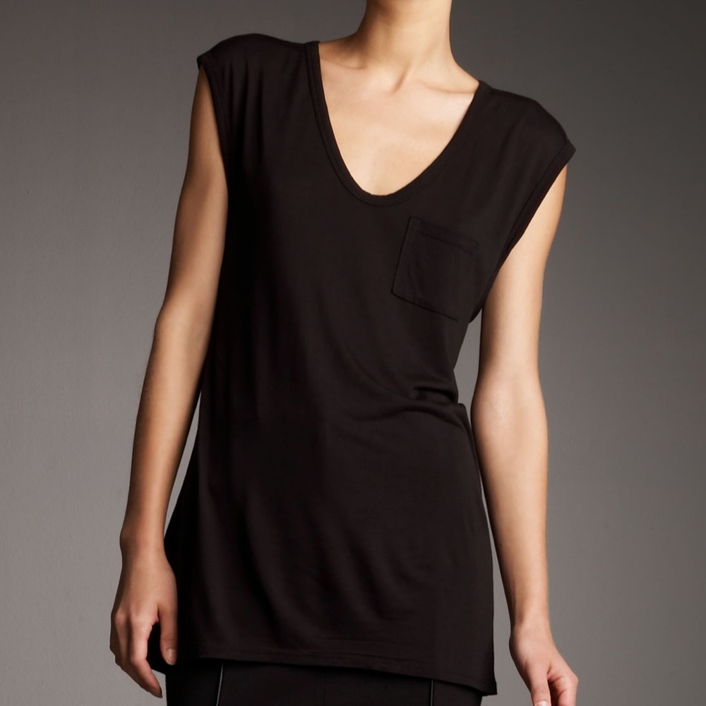 T by Alexander Wang classic slub muscle tee